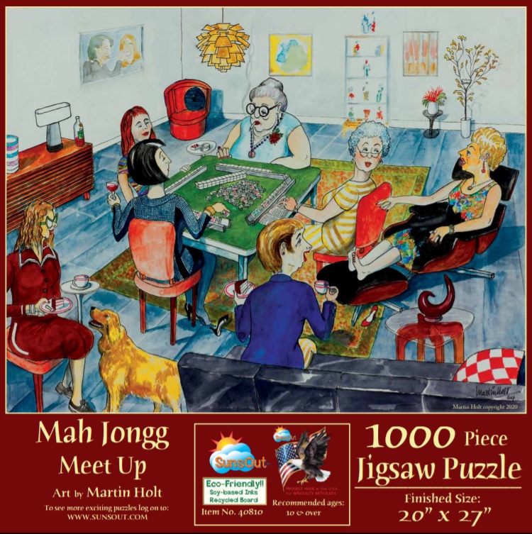Mah Jongg Meet Up Jigsaw Puzzle